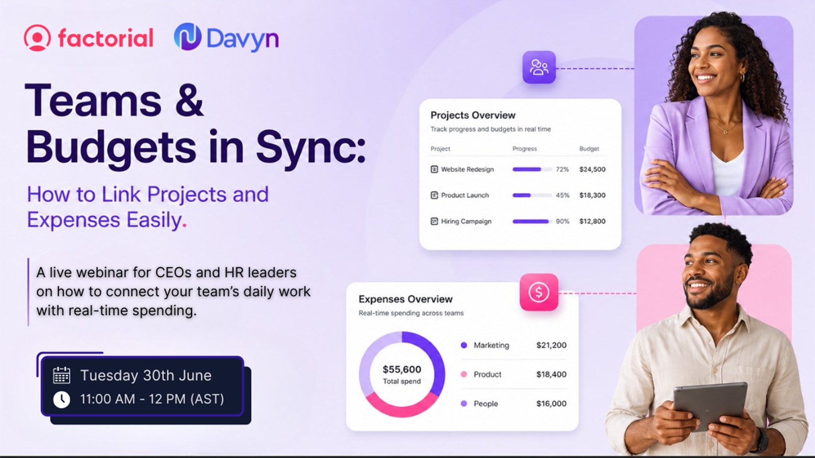 Factorial Teams & Budgets in Sync – How to Link Projects and Expenses Easily